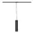 SLV Railspot Hanglamp Spot Enola B 1-Fase Aluminium Zwart | Geschikt voor 1x GU10 